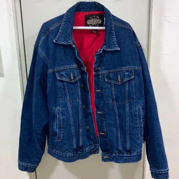 Guide Gear Jackets Coats Guide Gear Lined Denim Jacket